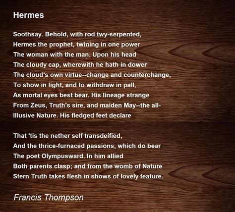 the bird of hermes original poem